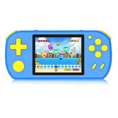 Handheld Games for Kids Rechargeable Preloaded 218 Retro Video Games, Blue