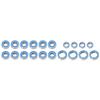 20PCS Rubber Sealed Ball Bearing Kit for Tamiya TT01 TT-01 TT01E TT01D TT02B 1/10 RC Car Upgrades Parts Accessories view 2