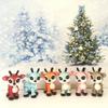 6pcs 3D Printed Christmas Reindeers, Articulated Tiny Animal Figures Christmas Fidget Toys-ABR001 view 1