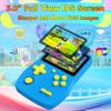 32 Bit Handheld Game for Kids Rechargeable Preloaded 139 Video Games,Blue view 3