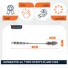 Dekotech 11-Inch Silicone Bottle Brush  Long-Handle Soft Bristle Cleaner for Effortless Deep Cleaning of Bottles, Glassware, Thermoses & Kitchen Containers view 4