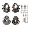 1/18 RC Redcat Ascent-18 Brass Upgrade Kit Brass Skid Plate, Steering Knuckle, Outer Portal Housing, Diff Cover, Servo Mount, Brass Chassis Links, Steering Link, and Stainless Steel Drive Shafts view 2