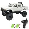 Dodoore RC Rock Crawler WPL C64-1 RC Truck, 1:16 Scale 2.4GHz Remote Control Truck, 4WD All Terrain Off-Road RC Crawler with LED Lights and 2 Rechargeble Batteries for Adults (White) view 1