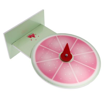 Abaodam Watermelon Prize Wheel Stand Engaging Raffle and Game for Parties Festivals and Trade Shows