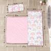 Primlect Toddler Nap Mat Extra Large Thickened 55''x35'', Soft Sleeping Bag with Detachable Minky Blanket and Pillow, Portable for Daycare, Preschool, Kindergarten, Travel, Boys and Girl (Rainbow) view 3