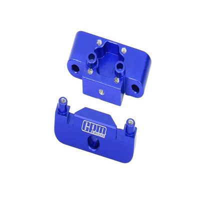 Aluminum 7075 Alloy Front Bulkhead for LOSI 1:24 Micro-B 2WD Buggy RTR-LOS00007 / 1:28 Micro-T 2S 2WD RTR Stadium Truck-LOS-1392 Upgrades - Blue