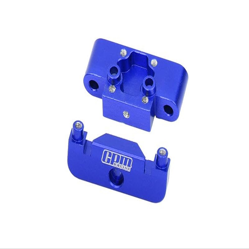 Aluminum 7075 Alloy Front Bulkhead for LOSI 1:24 Micro-B 2WD Buggy RTR-LOS00007 / 1:28 Micro-T 2S 2WD RTR Stadium Truck-LOS-1392 Upgrades - Blue