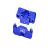Aluminum 7075 Alloy Front Bulkhead for LOSI 1:24 Micro-B 2WD Buggy RTR-LOS00007 / 1:28 Micro-T 2S 2WD RTR Stadium Truck-LOS-1392 Upgrades - Blue view 1