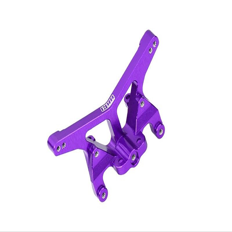 Aluminum 7075 Alloy Rear Shock Tower for LOSI 1:24 Micro-B 2WD Buggy RTR-LOS00007 / 1:28 Micro-T 2S 2WD RTR Stadium Truck-LOS-1392 Upgrades - Purple