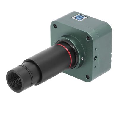 Electronic Microscope Camera 4K 8MP USB3.0 Electronic Digital Eyepiece with 0.5X Lens and 30mm 30.5mm Adapter