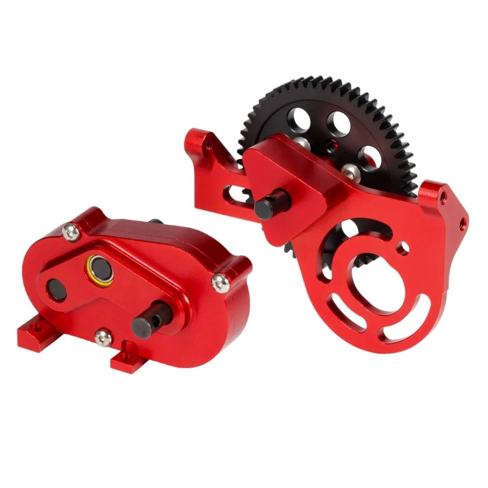 Carbon Fiber MOA Chassis Kit with Links for 1/10 RC Crawler Comp Builds Rigs Capra F9 Offset Portal Axle 1.9S 2.2S Sporty DIY (V1 Gearbox)