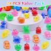 24 Pack Prefilled Easter Eggs with Animals Squishies Toys Inside, Easter Basket Stuffers Essential 12 Styles Stress Relief Fidget Squeeze Toys for Kids Toddlers Easter Eggs Fillers Hunt Party Favors view 4