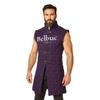 Belbuc Sleeveless Quilted Gambeson, Purple Thick Padded Coat, Medieval/Renaissance Costume (S) view 1