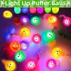 24 Pack Prefilled Easter Eggs with Toys ,Light Up Puffer Balls Stress Relief Fidget Toys Easter Basket Stuffers Fillers Squeeze Sensory Glow Dark Surprise Easter Hunt Kids Boys Girls Gift Party Favors view 4
