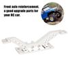 Aluminium Alloy Front Axle Reinforcement Link Rod Mount Set for Axial SCX10 RC Car, Anodized Surface, CNC Machining, Easy Installation (Silver) view 2