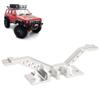 Aluminium Alloy Front Axle Reinforcement Link Rod Mount Set for Axial SCX10 RC Car, Anodized Surface, CNC Machining, Easy Installation (Silver) view 4