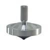 Stainless Steel Spinning Gyro, 5-11 Minutes, Dual Ball Bearings,Long-Lasting Spin for Adults to Relieve Stress, CNC Machined, Great Time Killer,Stress-Relief Toy. (Single Head Rotation) view 1