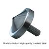 Stainless Steel Spinning Gyro, 5-11 Minutes, Dual Ball Bearings,Long-Lasting Spin for Adults to Relieve Stress, CNC Machined, Great Time Killer,Stress-Relief Toy. (Single Head Rotation) view 3