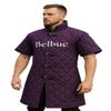 Belbuc Padded Short Sleeve Gambeson, Purple, Medieval Costume (3XL) view 1
