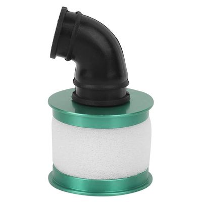 1/10 Universal Aluminum Alloy Air Filter Cleaner for HSP 94188 94122 Oil Motor RC Car, Easy to Assemble with Strong Water Absorption Sponge, Protects Engine from Dust and (Green)