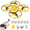 2025 Upgraded Hand Controlled Drone for kids,Somatosensory aircraft with Smart Watch Controlled, Gesture sensing aircraft Cool LED Remote Control Drone 360 Flips,quadcopter,Toys Gifts for Boys and Girls view 1