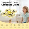 2025 Upgraded Hand Controlled Drone for kids,Somatosensory aircraft with Smart Watch Controlled, Gesture sensing aircraft Cool LED Remote Control Drone 360 Flips,quadcopter,Toys Gifts for Boys and Girls view 2