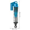 2Pcs Metal for SCX10II D90 90046 90047 90053, 1/10 RC Crawler Damper, Balanced Driving, Reduces Vibration, Easy Installation, sturdy Replacement (Blue) view 3