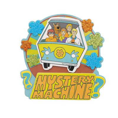 4" Scooby-Doo Mystery Machine Magnet Craft Kit - Makes 12