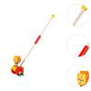 JunZheHub Wooden Toy for Pushing and Pulling, Learning Tool for Preschoolers, Balance Play Item for Children, Lion view 3