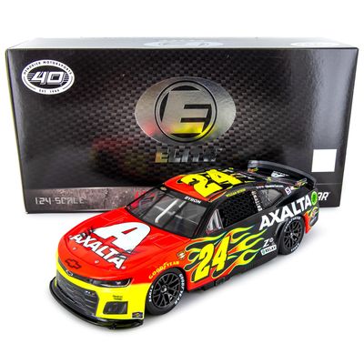 Lionel Racing William Byron Elite 2024 Darlington Throwback to Jeff Gordon 2009 Paint Scheme Diecast Car 1:24 Scale
