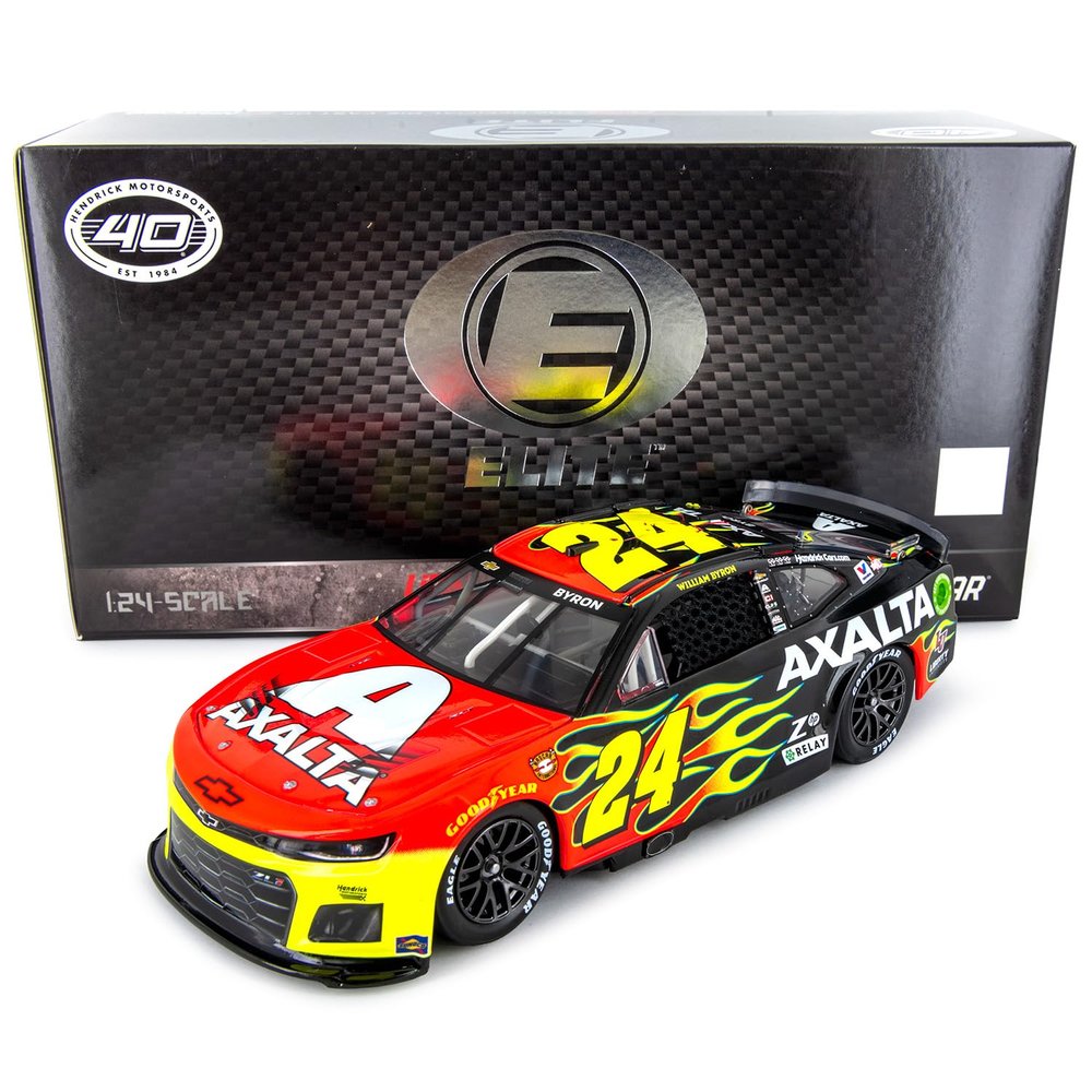 Lionel Racing William Byron Elite 2024 Darlington Throwback to Jeff Gordon 2009 Paint Scheme Diecast Car 1:24 Scale