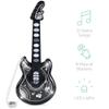 Best Choice Products 19in Kids Toy Guitar, Pretend Play Musical Instrument Toy for Toddlers w/Mic, Stand, 8 Demo Songs, Lights & Sounds - Black view 4