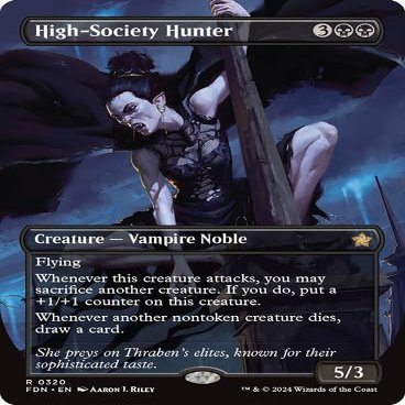 High-Society Hunter (Borderless) (320) MTG