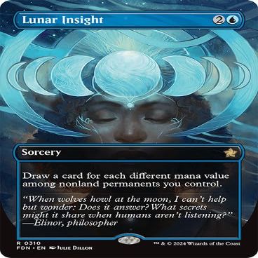 Lunar Insight (Borderless) (310) MTG