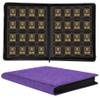 1000+ Pockets Trading Card Binder, 16 Pockets Trading Card Binder Ringless Side Loading Trading Card Album Folder for TCG,MTG,Sports Cards(Purple) view 1
