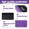 1000+ Pockets Trading Card Binder, 16 Pockets Trading Card Binder Ringless Side Loading Trading Card Album Folder for TCG,MTG,Sports Cards(Purple) view 3