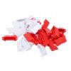 30Pcs RC Roadblocks, Plastic Universal Drift Race Road Barriers, Remote Control Car Accessories, Mini Blocks Model Car Parts, Red and White view 4