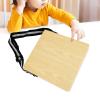 DIIOOMIEEU Portable Travel Box Drum Box Drum Wood Flat Hand Drum Wood Percussion Instrument Drum with Adjusted String view 2