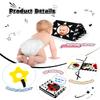Baobrava 3 PCS Black and White High Contrast Baby Toys for Newborn, Montessori Toy Sensory Infant Tummy Time Toy Baby Essentials 0-6-12 Months Gifts view 4