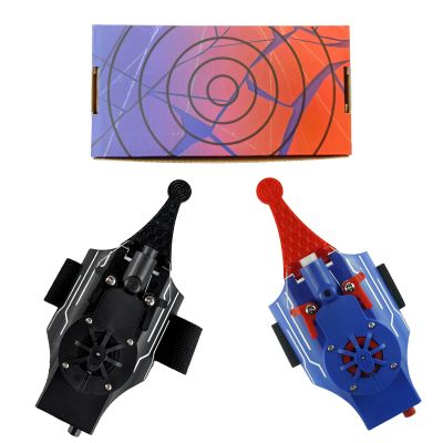 HNCSFW Spider Silk Launcher for Kids,Web Shooters- USB Type c Charging, Launch Distance 8ft - Can Grab Small Objects-Variety of Play Modes (Blue and Black)