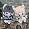niannyyhouse 10cm Plush Doll Clothes Shirt Vest Pants Tie School Uniform Outfit 4in Doll Dressup (Blue) view 2