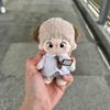 niannyyhouse 10cm Plush Doll Clothes Shirt Vest Pants Tie School Uniform Outfit 4in Doll Dressup (Blue) view 3
