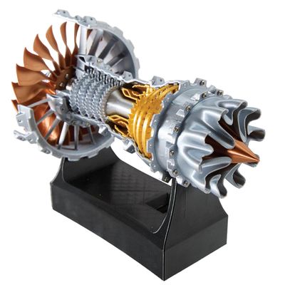 Motorized Aircraft Turbofan Engine Display Model