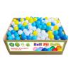 BBRUN Ball Pits Balls 500 Count Play Plastic Balls for Ball Pits Playpen BPA- Free Crush Proof Crawling Tunnels Balls for Pet Dogs (500 Count, Blue -Yellow) view 1