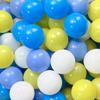 BBRUN Ball Pits Balls 500 Count Play Plastic Balls for Ball Pits Playpen BPA- Free Crush Proof Crawling Tunnels Balls for Pet Dogs (500 Count, Blue -Yellow) view 2