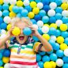 BBRUN Ball Pits Balls 500 Count Play Plastic Balls for Ball Pits Playpen BPA- Free Crush Proof Crawling Tunnels Balls for Pet Dogs (500 Count, Blue -Yellow) view 3