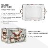STAYTOP Cute Santa Claus Large Storage Basket Collapsible Storage Bins Waterproof Laundry Basket with Handle,Used for Home Closets, Offices, Bedrooms 1PCS view 2