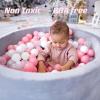 BBRUN Pink Ball Pits Balls 1000 Count Play Plastic Balls for Ball Pits Playpen BPA- Free Crush Proof Crawling Tunnels Balls for Pet Dogs Bounce House Ball view 2