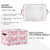 STAYTOP Cute Fox Large Storage Basket Collapsible Storage Bins Waterproof Laundry Basket with Handle,Used for Home Closets, Offices, Bedrooms 1PCS view 2