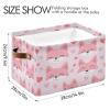STAYTOP Cute Fox Large Storage Basket Collapsible Storage Bins Waterproof Laundry Basket with Handle,Used for Home Closets, Offices, Bedrooms 1PCS view 3